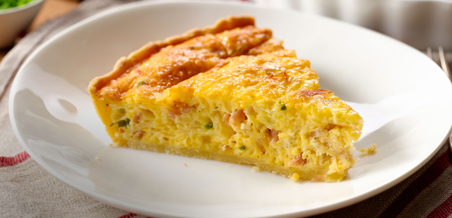 Bacon, Egg & Bega Cheese Pie